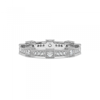 Inel Verigheta Eternity cu Diamante de 0.42ct