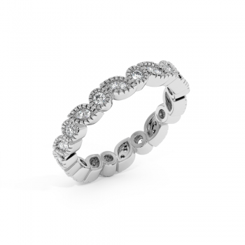 Inel Verigheta Eternity cu Diamante de 0.48ct