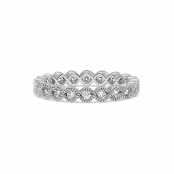 Inel Verigheta Eternity cu Diamante de 0.52ct 