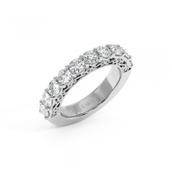 Inel/Verigheta Semi Eternity cu Diamante de 0.60 ct