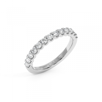 Inel/Verigheta Semi Eternity cu Diamante de 0.62 ct