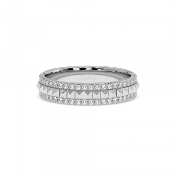 Inel Verigheta Eternity cu Diamante de 0.64ct
