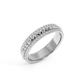 Inel Verigheta Eternity cu Diamante de 0.64ct
