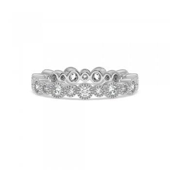 Inel Verigheta Eternity cu Diamante de 0.8ct