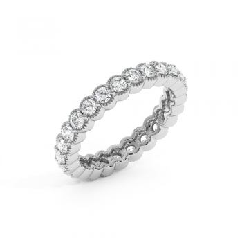 Inel Verigheta Eternity cu Diamante de 1.58ct