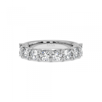 Inel/Verigheta Semi Eternity cu Diamante de 2.07ct