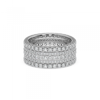 Inel Verigheta Eternity cu Diamante de 2.66ct