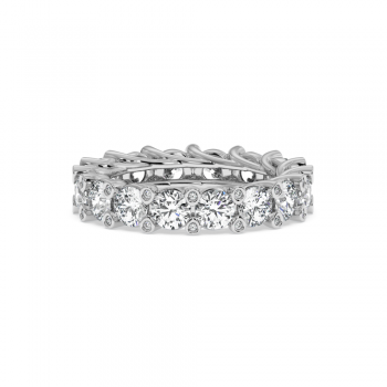 Inel Verigheta Eternity cu Diamante de 4.14ct