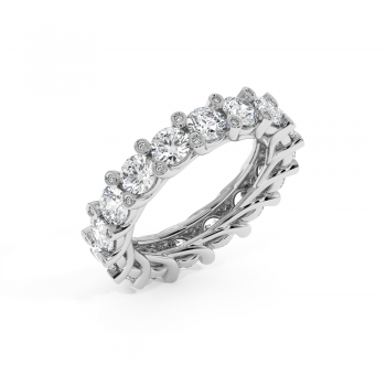 Inel Verigheta Eternity cu Diamante de 4.14ct