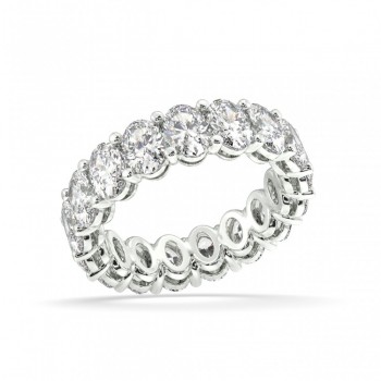 Inel Verigheta  Eternity cu Diamante Oval cut de 5.12 ct