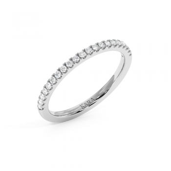 Inel Verigheta Semi Eternity cu Diamante de 0.21 ct