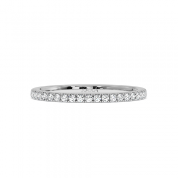 Inel Verigheta Semi Eternity cu Diamante de 0.21 ct