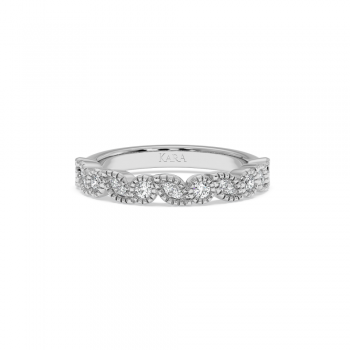 Inel Verigheta Semi Eternity cu Diamante de 0.28ct