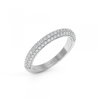 Inel Verigheta Semi Eternity cu Diamante de 0.70ct