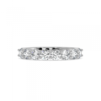 Inel Verigheta Semi Eternity cu Diamante de 1.40 ct 