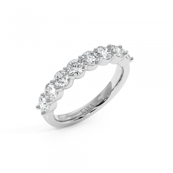 Inel Verigheta Semi Eternity cu Diamante de 1.40 ct 