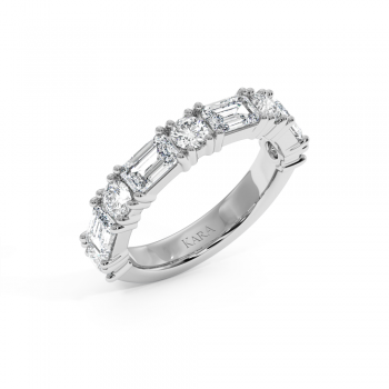 Inel Verigheta Semi Eternity cu Diamante de 2.08 ct