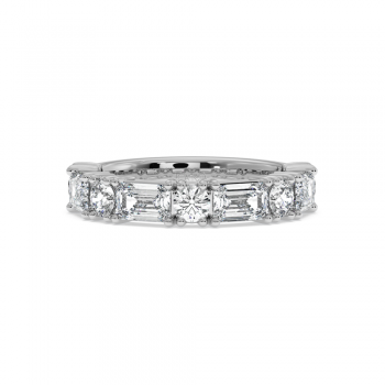 Inel Verigheta Semi Eternity cu Diamante de 2.08 ct