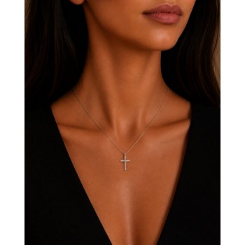 Pandantiv Cruciulita cu Diamante de 0.17ct