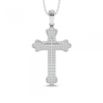 Pandantiv Cruciulita cu Diamante de 0.27ct