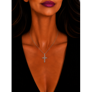 Pandantiv Cruciulita cu Diamante de 0.29ct