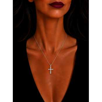 Pandantiv Cruciulita cu Diamante de 0.32ct