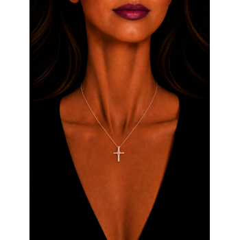 Pandantiv Cruciulita cu Diamante de 0.33ct