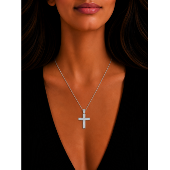 Pandantiv Cruciulita cu Diamante de 0.40ct