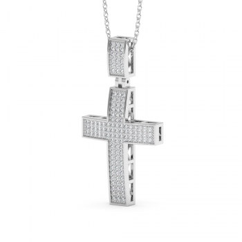 Pandantiv Cruciulita cu Diamante de 0.46ct