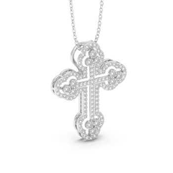 Pandantiv Cruciulita cu Diamante de 0.50ct