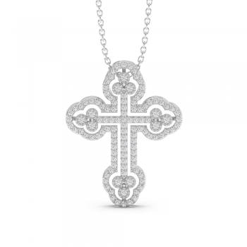 Pandantiv Cruciulita cu Diamante de 0.50ct
