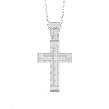 Pandantiv Cruciulita cu Diamante de 0.92ct