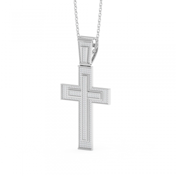 Pandantiv Cruciulita cu Diamante de 0.92ct