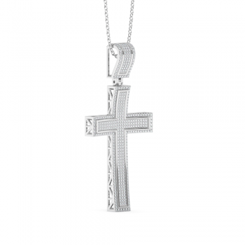 Pandantiv Cruciulita cu Diamante de 1,21 ct