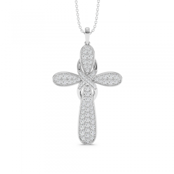 Pandantiv Cruciulita cu Diamante de 1.52ct