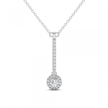 Pandantiv cu diamante de 0.27 ct