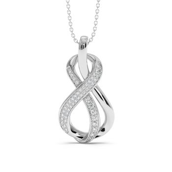 Pandantiv cu diamante de 0.36 ct