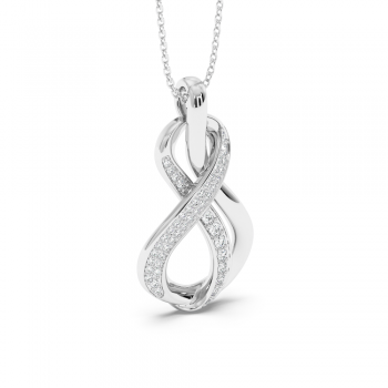 Pandantiv cu diamante de 0.36 ct