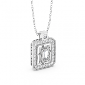 Pandantiv cu diamante de 0.43 ct