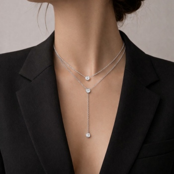 Pandantiv cu diamante de 0.57 ct