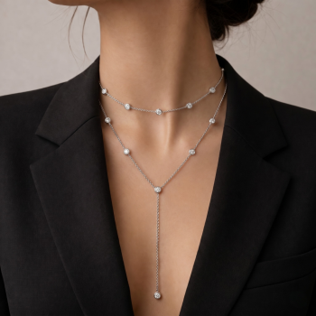 Pandantiv cu diamante de 0.60 ct