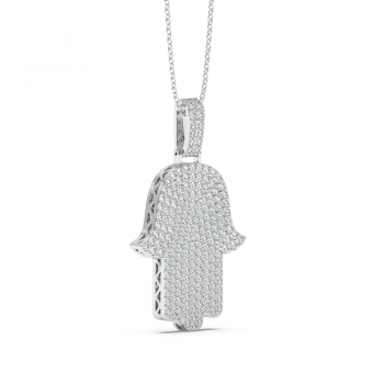 Pandantiv cu diamante Fatma de 1.91 ct