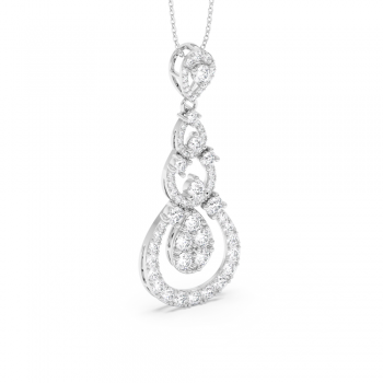 Pandantiv cu diamante de 3.19 ct