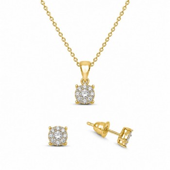 Set de Bijuterii cu Diamante de 0.53 ct