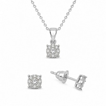 Set de Bijuterii cu Diamante de 0.53 ct