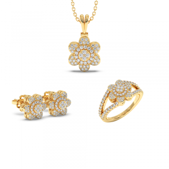 Set de Bijuterii cu Diamante de 1.16ct