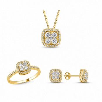 Set de Bijuterii cu Diamante de 1.31 ct 