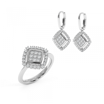 Set de Bijuterii cu Diamante de 1.39ct