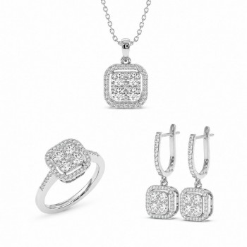 Set de Bijuterii cu Diamante de 1.76 ct