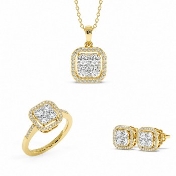 Set de Bijuterii cu Diamante de 1.81 ct